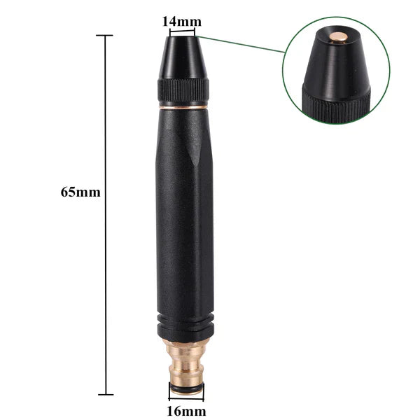 Pipe Pressure Nozzle Black