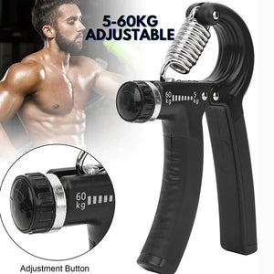"Adjustable Hand Gripper with Counter | Grip Strength & Forearm Trainer"