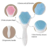 Gentle Silicone Cat Paw Face Scrubber: Deep Cleansing Exfoliating Facial Brush