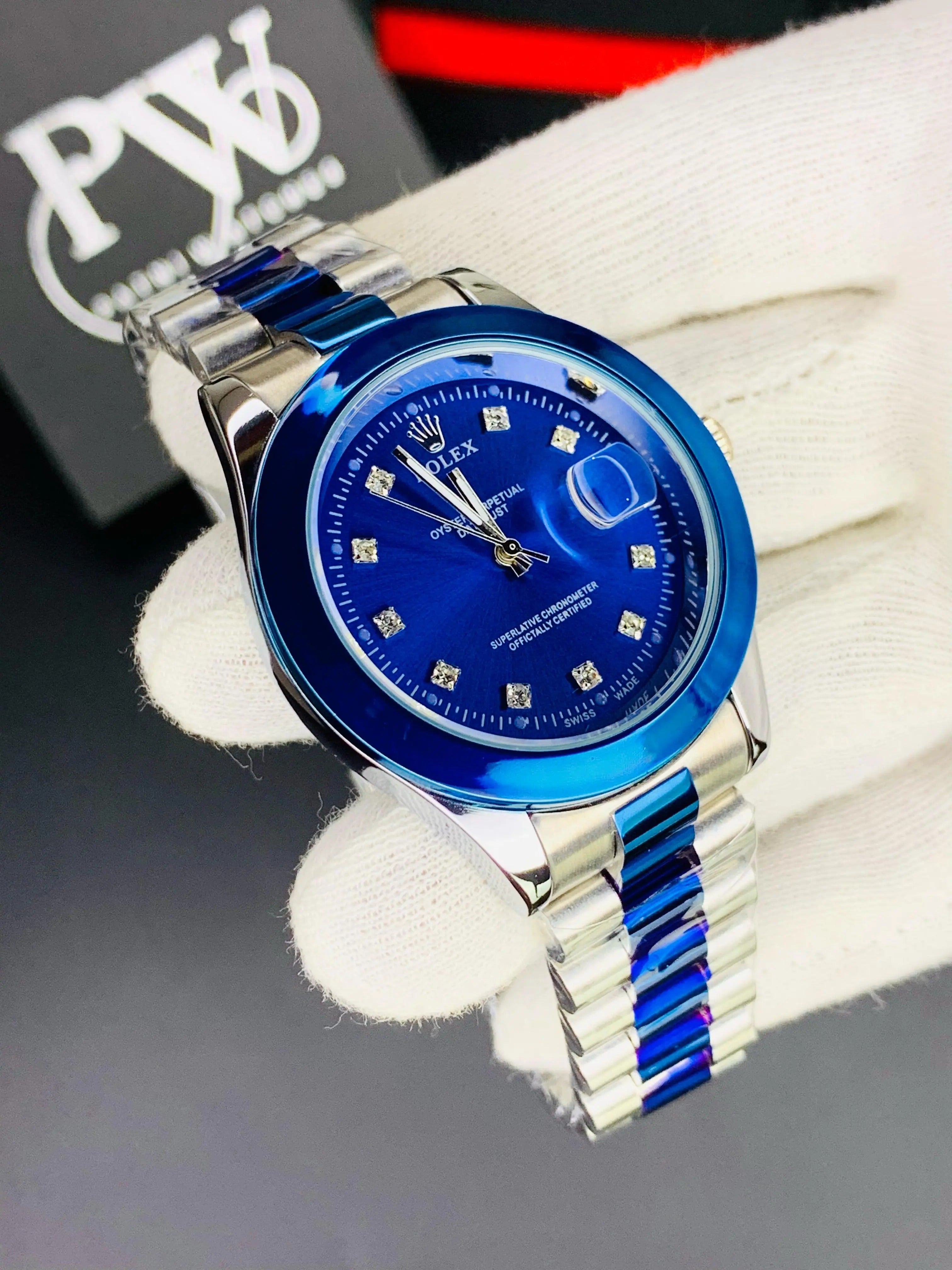 Stone Two Tone Model (Blue)