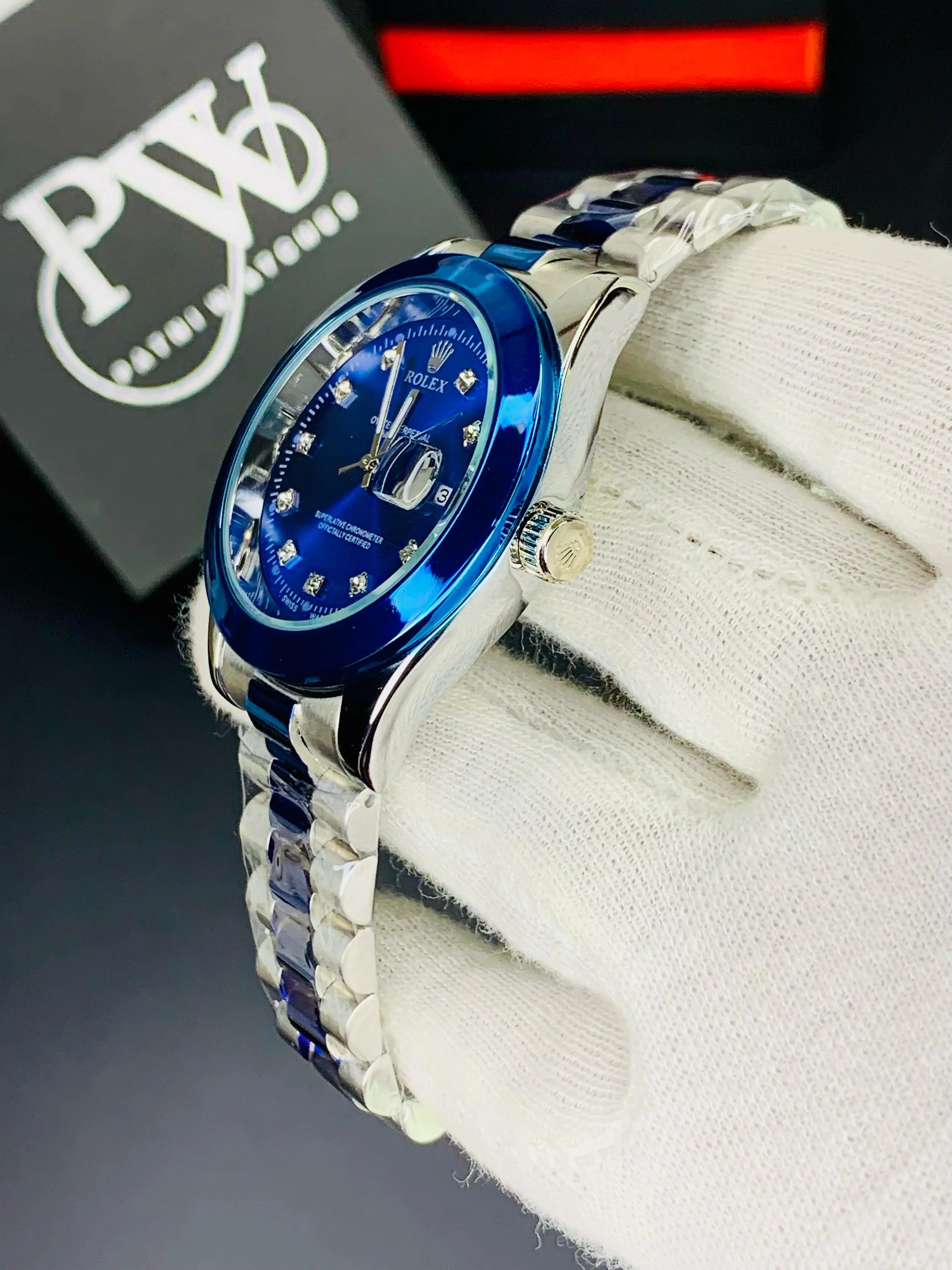 Stone Two Tone Model (Blue)