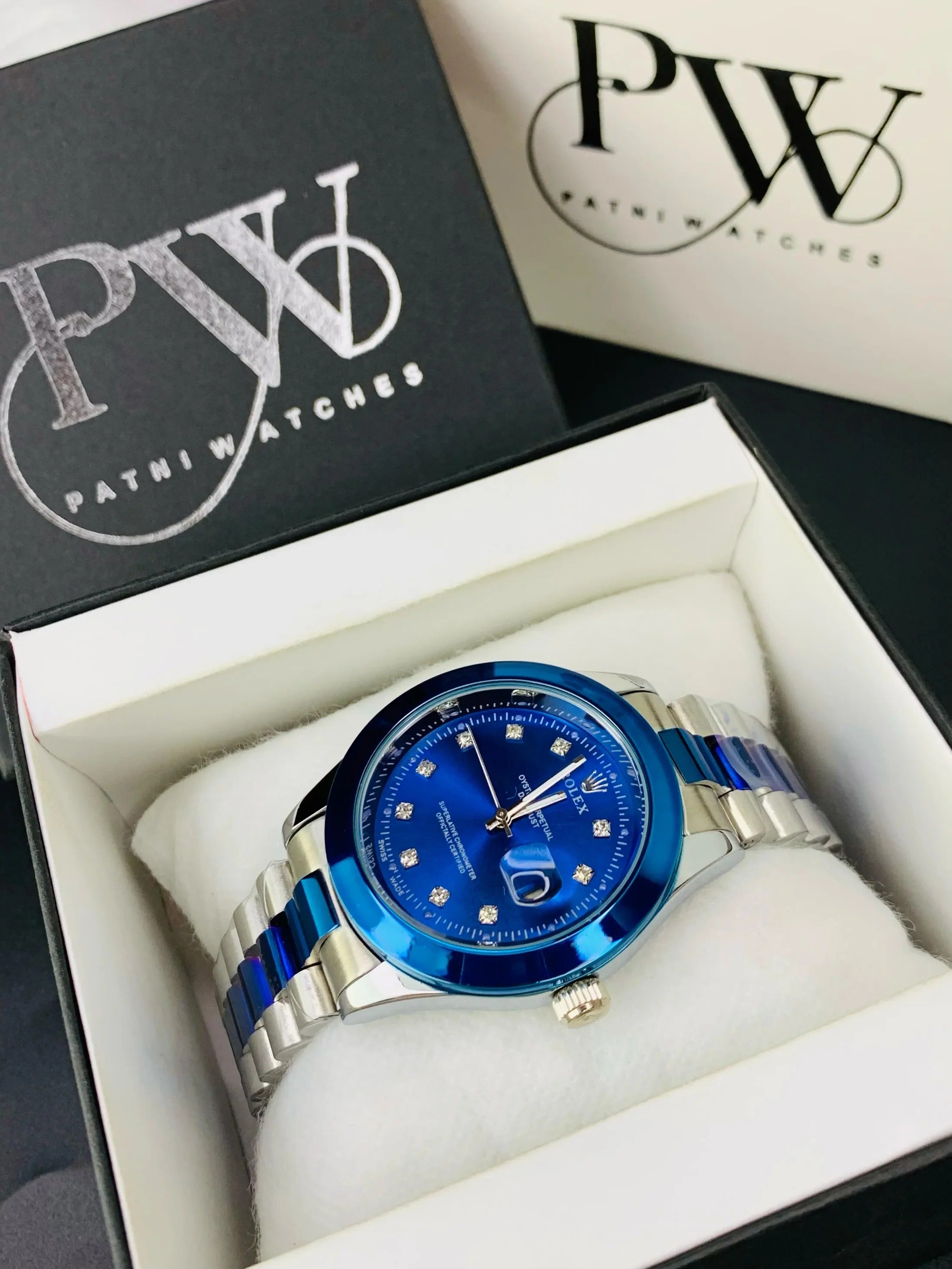Stone Two Tone Model (Blue)