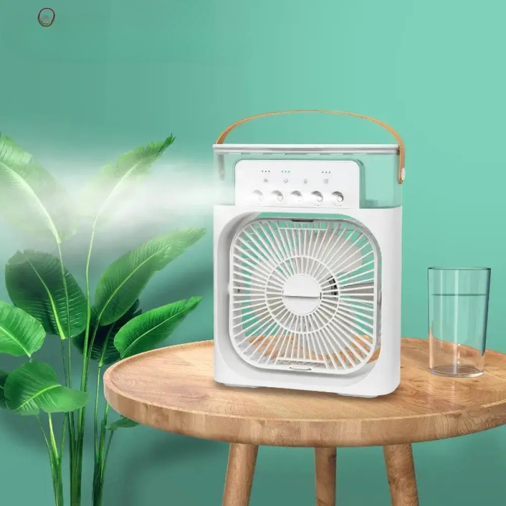 Usb Electric Portable Air Conditioner Fan | Humidifier Function | Led Night Light Water Mist